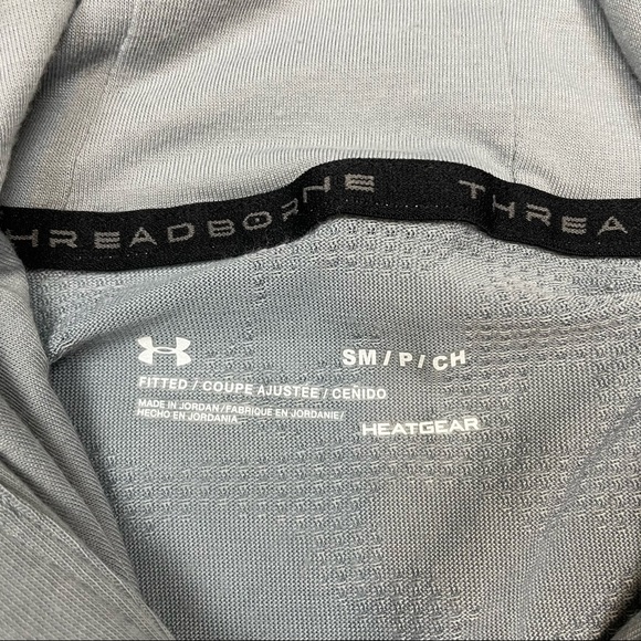 Under Armour UA Pullover Hoodie Sweatshirt Women's Size Small Threadborne Fitted - Picture 5 of 5
